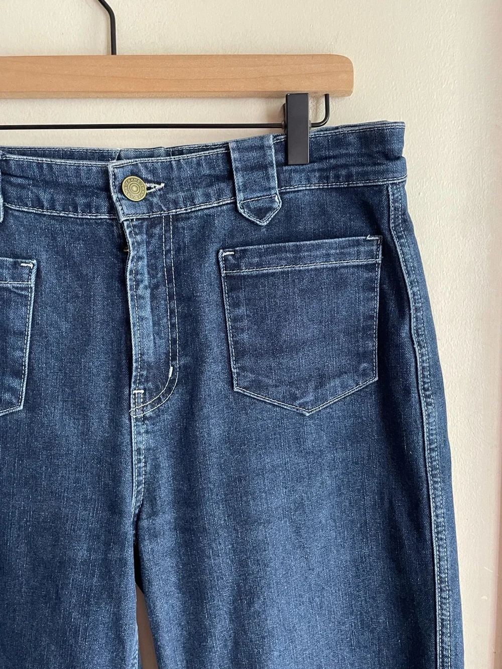 FRAME Utility Relaxed Straight Jeans in Gabriel